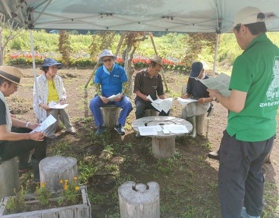 地域づくり活動部門で最優秀賞の「桜沼ワクワク実行委員会」の活動の様子（青森県提供）